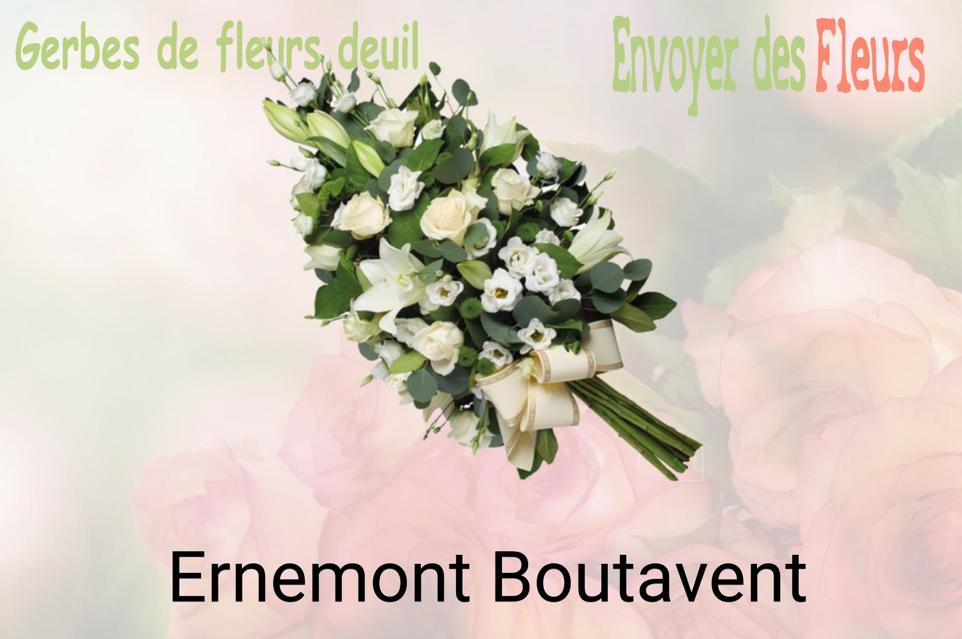 Gerbe de fleurs de deuil livrée à Ernemont-Boutavent
